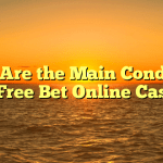 What Are the Main Conditions of a Free Bet Online Casino?