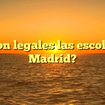 ¿Son legales las escoltas Madrid?
